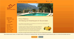 Desktop Screenshot of fincasmallorca.de
